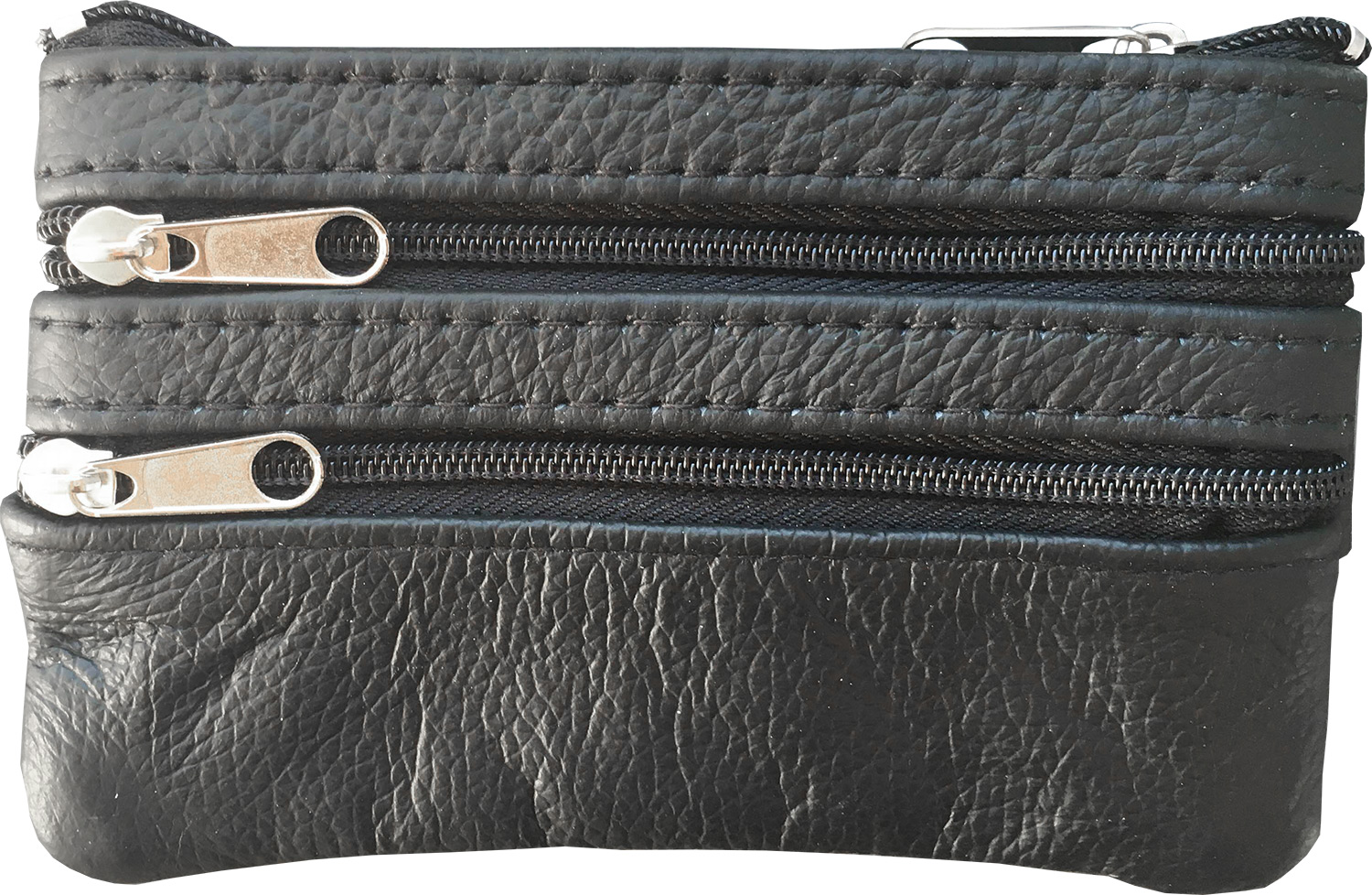 mens leather change purse